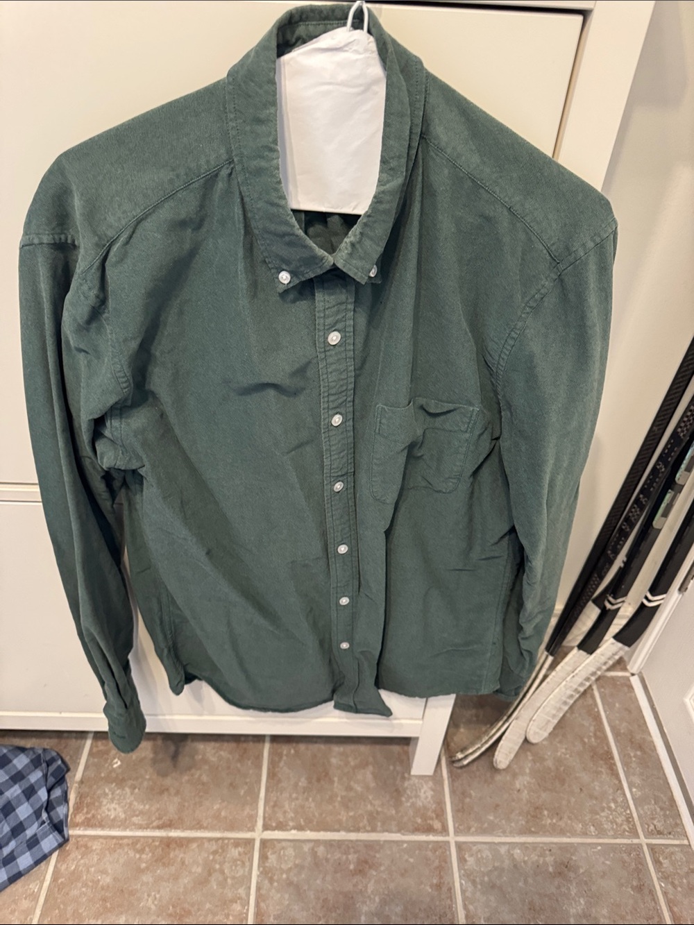 J. Crew Forest Green Button-Down Long Sleeve Shirt